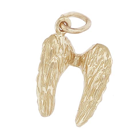 14K Gold Angel Wings Charm by Rembrandt Charms 14K Gold Angel Wings Charm by Rembrandt Charms
