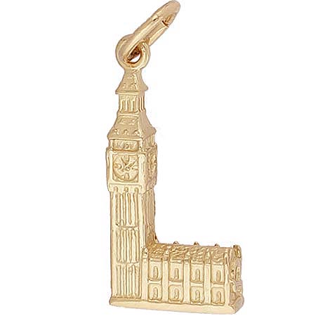 14k Gold Big Ben Charm by Rembrandt Charms 14k Gold Big Ben Charm by Rembrandt Charms