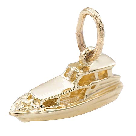 14k Gold Yacht Charm by Rembrandt Charms 14k Gold Yacht Charm by Rembrandt Charms