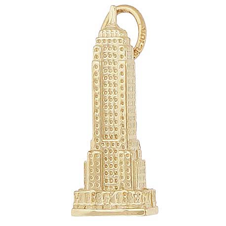 14k Gold Empire State Building Charm by Rembrandt Charms 14k Gold Empire State Building Charm by Rembrandt Charms