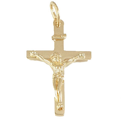 14K Gold Crucifix Charm by Rembrandt Charms 14K Gold Crucifix Charm by Rembrandt Charms