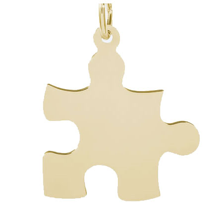 14k Gold Autism Puzzle Piece Charm by Rembrandt Charms 14k Gold Autism Puzzle Piece Charm by Rembrandt Charms
