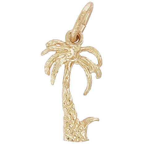 14K Gold Palm Tree Accent Charm by Rembrandt Charms 14K Gold Palm Tree Accent Charm by Rembrandt Charms