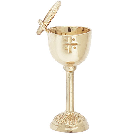 14K Gold Communion Chalice Charm by Rembrandt Charms 14K Gold Communion Chalice Charm by Rembrandt Charms