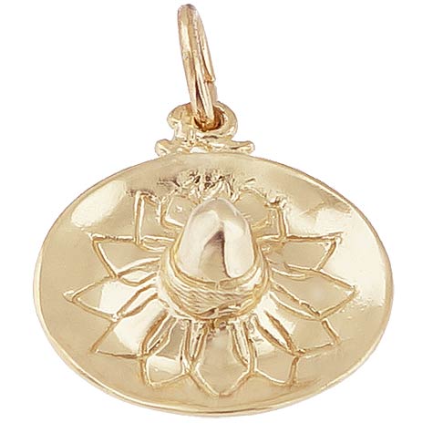 14K Gold Sombrero Charm by Rembrandt Charms 14K Gold Sombrero Charm by Rembrandt Charms