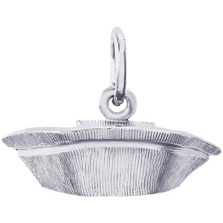 14K White Gold Nurses Cap Charm by Rembrandt Charms 14K White Gold Nurses Cap Charm by Rembrandt Charms