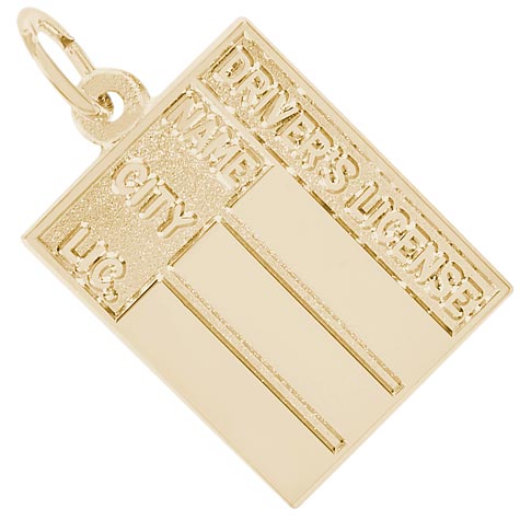 14K Gold Driver's License Charm by Rembrandt Charms 14K Gold Driver's License Charm by Rembrandt Charms