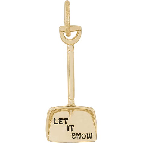 14K Gold Snow Shovel Charm by Rembrandt Charms 14K Gold Snow Shovel Charm by Rembrandt Charms