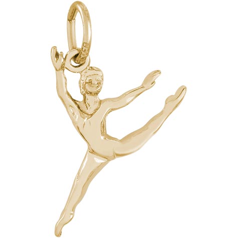 14K Gold Ballet Dancer Charm by Rembrandt Charms 14K Gold Ballet Dancer Charm by Rembrandt Charms
