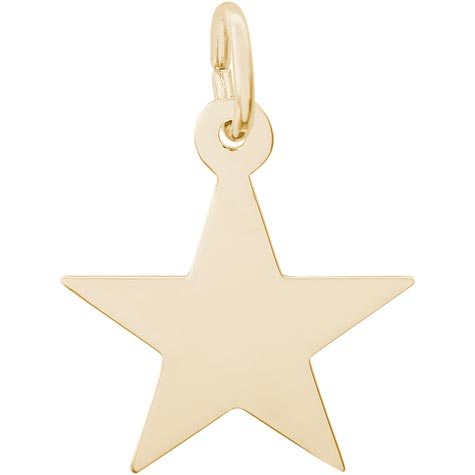 14K Gold Classic Star Charm by Rembrandt Charms 14K Gold Classic Star Charm by Rembrandt Charms