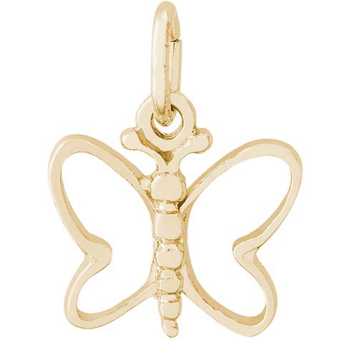 14K Gold Butterfly Charm by Rembrandt Charms 14K Gold Butterfly Charm by Rembrandt Charms