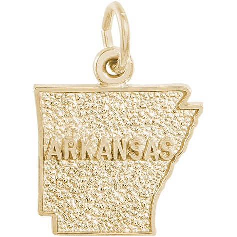 14K Gold Arkansas Charm by Rembrandt Charms 14K Gold Arkansas Charm by Rembrandt Charms
