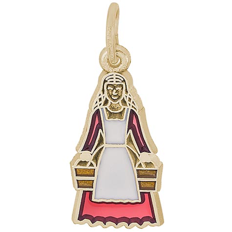 14K Gold The 12 Days of Christmas Day 8 by Rembrandt Charms 14K Gold The 12 Days of Christmas Day 8 by Rembrandt Charms