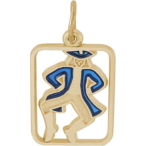 14K Gold The 12 Days of Christmas Day 10 by Rembrandt Charms 14K Gold The 12 Days of Christmas Day 10 by Rembrandt Charms