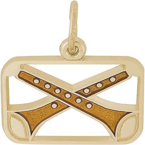 14K Gold The 12 Days of Christmas Day 11 by Rembrandt Charms 14K Gold The 12 Days of Christmas Day 11 by Rembrandt Charms