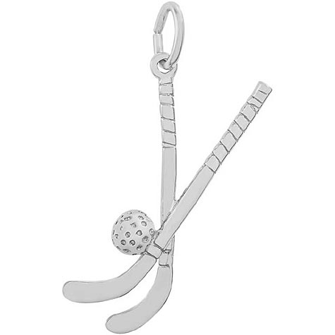Sterling Silver Field Hockey Sticks Charm by Rembrandt Charms Sterling Silver Field Hockey Sticks Charm by Rembrandt Charms