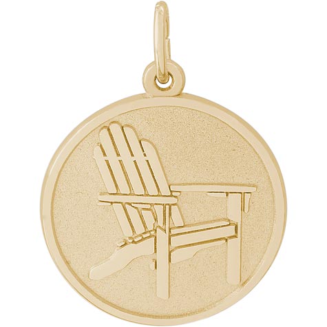 14k Gold Deck Chair Charm by Rembrandt Charms 14k Gold Deck Chair Charm by Rembrandt Charms