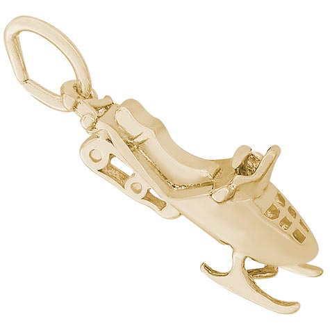 14K Gold Snowmobile Charm by Rembrandt Charms 14K Gold Snowmobile Charm by Rembrandt Charms
