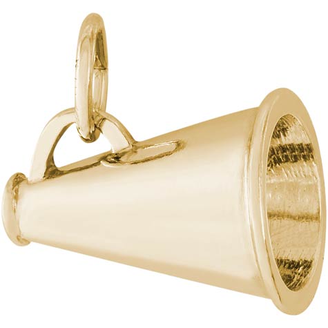 14k Gold Megaphone Charm by Rembrandt Charms 14k Gold Megaphone Charm by Rembrandt Charms