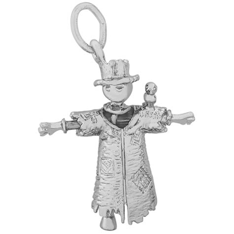 14K White Gold Scarecrow Charm by Rembrandt Charms 14K White Gold Scarecrow Charm by Rembrandt Charms