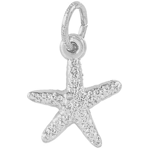Sterling Silver Starfish Accent Charm by Rembrandt Charms Sterling Silver Starfish Accent Charm by Rembrandt Charms