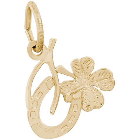 14K Gold Symbols of Luck Charm by Rembrandt Charms 14K Gold Symbols of Luck Charm by Rembrandt Charms