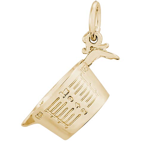 14K Gold Measuring Cup Charm by Rembrandt Charms 14K Gold Measuring Cup Charm by Rembrandt Charms