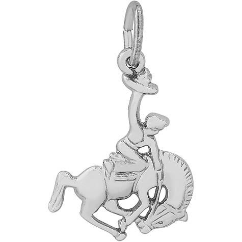 Sterling Silver Ride'em Cowboy Charm by Rembrandt Charms Sterling Silver Ride'em Cowboy Charm by Rembrandt Charms