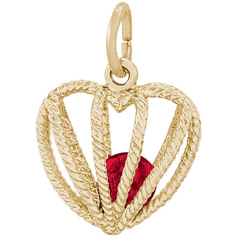 14K Gold Embrace Love Charm 01 January by Rembrandt Charms 14K Gold Embrace Love Charm 01 January by Rembrandt Charms