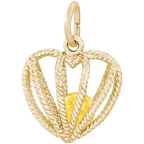 14K Gold Embrace Love Charm 11 November by Rembrandt Charms 14K Gold Embrace Love Charm 11 November by Rembrandt Charms