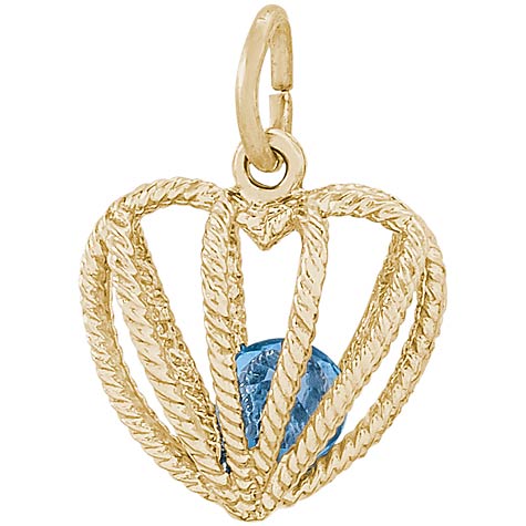14K Gold Embrace Love Charm 12 December by Rembrandt Charms 14K Gold Embrace Love Charm 12 December by Rembrandt Charms