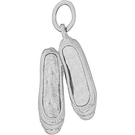 Sterling Silver Ballet Slippers Charm by Rembrandt Charms Sterling Silver Ballet Slippers Charm by Rembrandt Charms