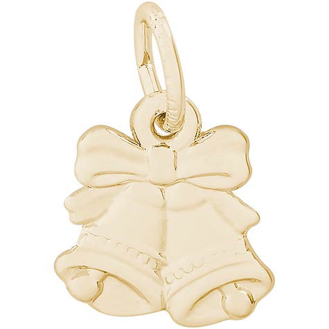 14K Gold Bells Charm by Rembrandt Charms 14K Gold Bells Charm by Rembrandt Charms