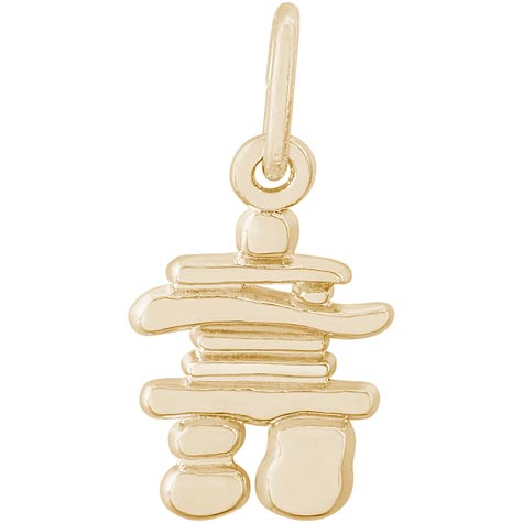 14K Gold Inukshuk Charm by Rembrandt Charms 14K Gold Inukshuk Charm by Rembrandt Charms