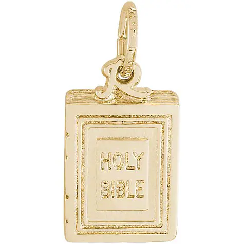 14k Gold Holy Bible Charm by Rembrandt Charms 14k Gold Holy Bible Charm by Rembrandt Charms