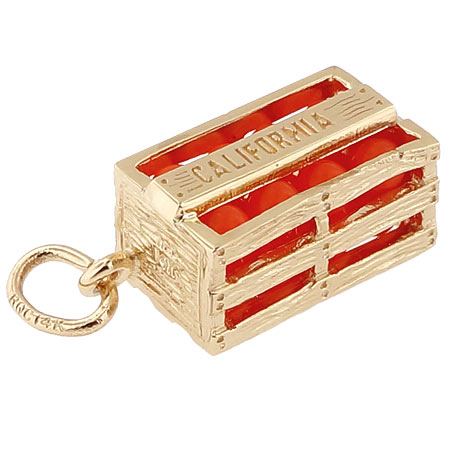 14K Gold California Oranges Charm by Rembrandt Charms 14K Gold California Oranges Charm by Rembrandt Charms
