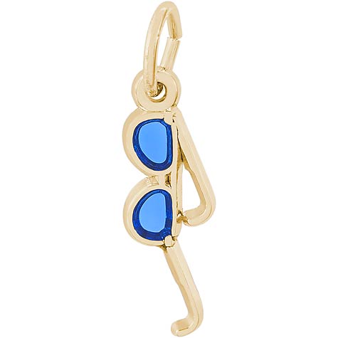 14k Gold Sunglasses Charm by Rembrandt Charms 14k Gold Sunglasses Charm by Rembrandt Charms