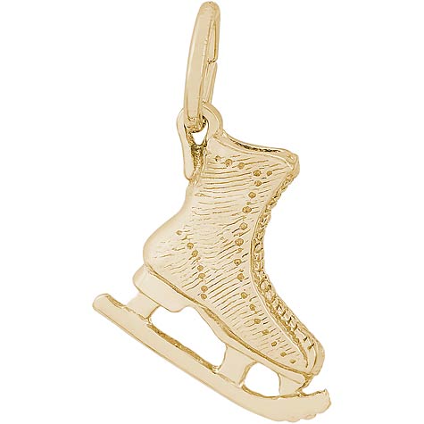 10K Gold Ice Skate Charm by Rembrandt Charms 10K Gold Ice Skate Charm by Rembrandt Charms
