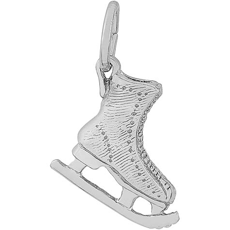 14K White Gold Ice Skate Charm by Rembrandt Charms 14K White Gold Ice Skate Charm by Rembrandt Charms