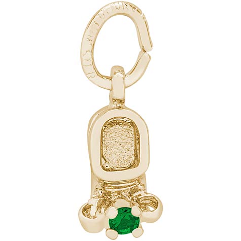 14K Gold Birth Month 05 May Bootie Accent by Rembrandt Charms 14K Gold Birth Month 05 May Bootie Accent by Rembrandt Charms