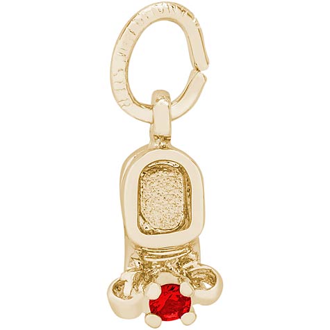 14K Gold Birth Month 07 Jul Bootie Accent by Rembrandt Charms 14K Gold Birth Month 07 Jul Bootie Accent by Rembrandt Charms