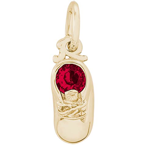 10k Gold 01 Jan Baby Shoe Accent Charm by Rembrandt Charms 10k Gold 01 Jan Baby Shoe Accent Charm by Rembrandt Charms