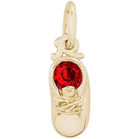 10k Gold 07 Jul Baby Shoe Accent Charm by Rembrandt Charms 10k Gold 07 Jul Baby Shoe Accent Charm by Rembrandt Charms