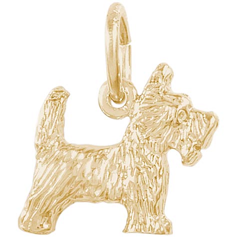 10K Gold Scottie Dog Charm by Rembrandt Charms 10K Gold Scottie Dog Charm by Rembrandt Charms