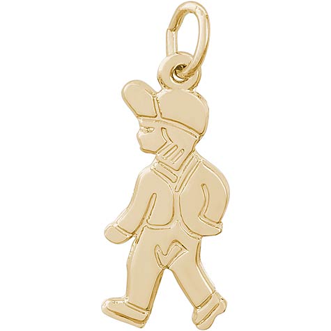 14k Gold Walking Boy Charm by Rembrandt Charms 14k Gold Walking Boy Charm by Rembrandt Charms