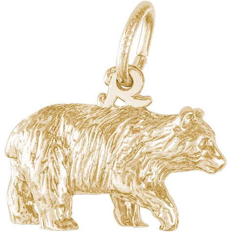 14K Gold Black Bear Charm by Rembrandt Charms 14K Gold Black Bear Charm by Rembrandt Charms