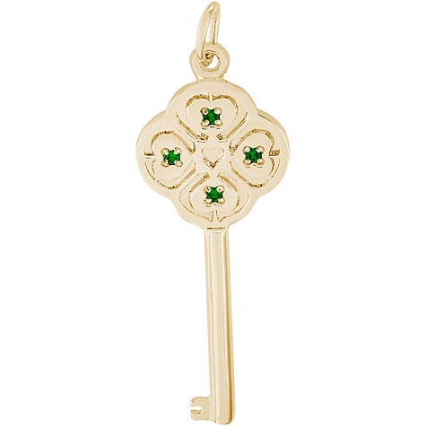 14K Gold Key to my Heart 05 May by Rembrandt Charms 14K Gold Key to my Heart 05 May by Rembrandt Charms