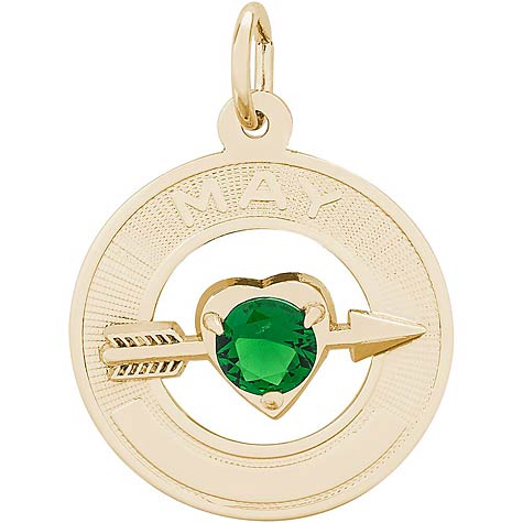 14k Gold 05 May Month of Love Charm by Rembrandt Charms 14k Gold 05 May Month of Love Charm by Rembrandt Charms