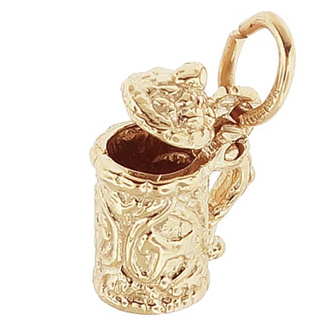 10k Gold Beer Stein Accent Charm by Rembrandt Charms 10k Gold Beer Stein Accent Charm by Rembrandt Charms