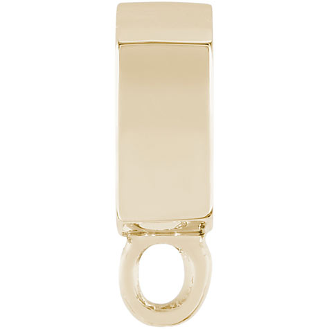 14K Gold Flat Front CharmDrop by Rembrandt Charms 14K Gold Flat Front CharmDrop by Rembrandt Charms